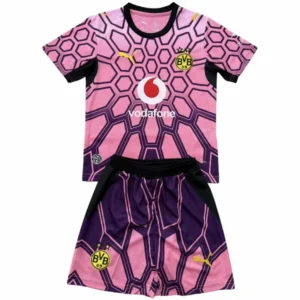 Borussia Dortmund Niños Conjunto 2026 2027 Portero Rosa - Borussia Dortmund Niños Barata | 7camisetas