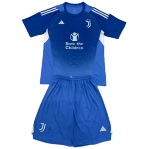 Juventus Niños Conjunto 2025 2026 Portero Azul - Equipación Juventus Niños | 7camisetas