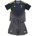Juventus Niños Conjunto 2025 2026 Portero Negro - Equipación Juventus Niños | 7camisetas