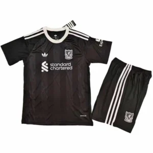 Liverpool Niños Conjunto 2025 2026 Portero Negro - Equipacion Liverpool Niños | 7camisetas
