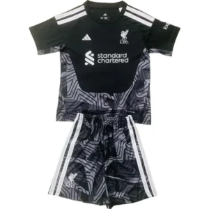 Liverpool Niños Conjunto 2026 2027 Portero Negro - Equipacion Liverpool Niños | 7camisetas
