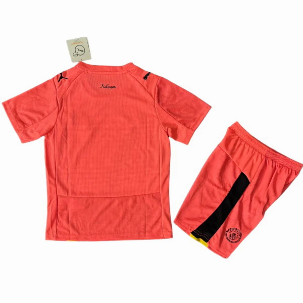 Manchester City Niños Conjunto 2025 2026 Portero Naranja - Manchester City Niños Barata | 7camisetas