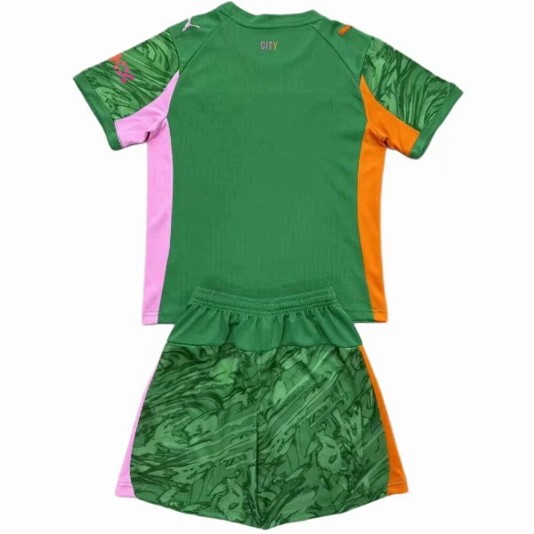 Manchester City Niños Conjunto 2025 2026 Portero Verde - Manchester City Niños Barata | 7camisetas