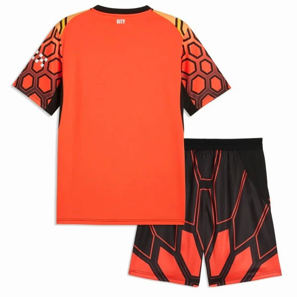 Manchester City Niños Conjunto 2026 2027 Portero Naranja - Manchester City Niños Barata | 7camisetas