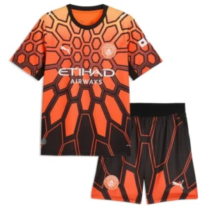Manchester City Niños Conjunto 2026 2027 Portero Naranja - Manchester City Niños Barata | 7camisetas