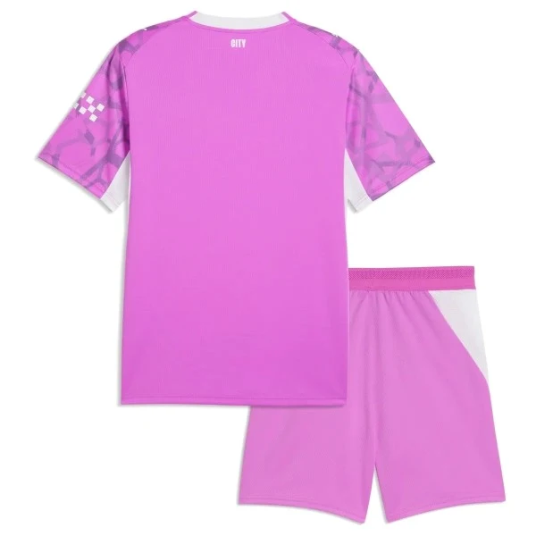Manchester City Niños Conjunto 2026 2027 Portero Rosa - Manchester City Niños Barata | 7camisetas