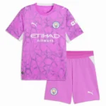 Manchester City Niños Conjunto 2026 2027 Portero Rosa - Manchester City Niños Barata | 7camisetas