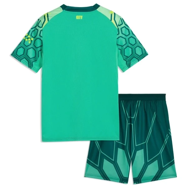 Manchester City Niños Conjunto 2026 2027 Portero Verde - Manchester City Niños Barata | 7camisetas