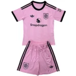 Manchester United Niños Conjunto 2025 2026 Portero Rosa - Manchester United Niños Barata | 7camisetas