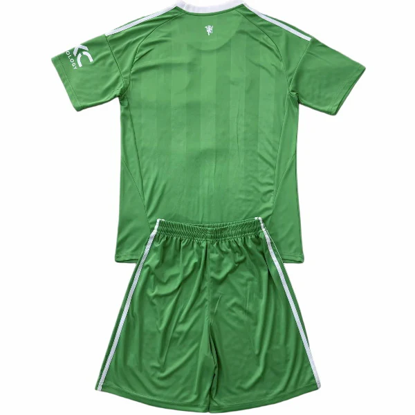 Manchester United Niños Conjunto 2025 2026 Portero Verde - Manchester United Niños Barata | 7camisetas