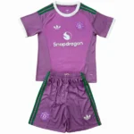 Manchester United Niños Conjunto 2026 2027 Portero Púrpura - Manchester United Niños Barata | 7camisetas