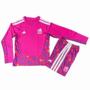 México Niños Conjunto 2026 Portero Rosa - Playera Mexico 2026 Niños | 7camisetas