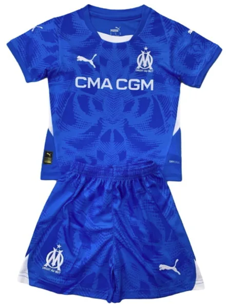 Marsella Niños Conjunto 2024 2025 Portero Azul - Marsella Niños Barata | 7camisetas