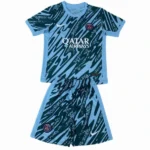 Paris Saint Germain Niños Conjunto 2024 2025 Portero Azul - Paris Saint Germain Niños Barata | 7camisetas
