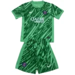 Paris Saint Germain Niños Conjunto 2024 2025 Portero Verde - Paris Saint Germain Niños Barata | 7camisetas