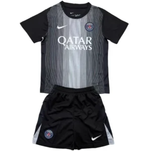 Paris Saint Germain Niños Conjunto 2025 2026 Portero Negro - Paris Saint Germain Niños Barata | 7camisetas