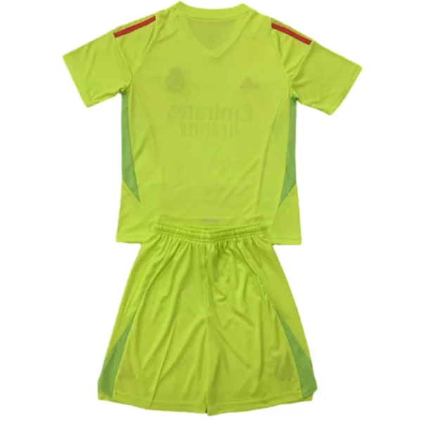 Real Madrid Niños Conjunto 2024 2025 Portero Amarillo - Real Madrid Niños Barata | 7camisetas