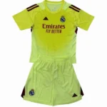 Real Madrid Niños Conjunto 2025 2026 Portero Amarillo - Real Madrid Niños Barata | 7camisetas