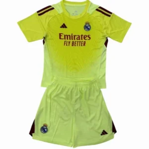 Real Madrid Niños Conjunto 2025 2026 Portero Amarillo - Real Madrid Niños Barata | 7camisetas