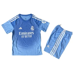 Real Madrid Niños Conjunto 2025 2026 Portero Azul - Real Madrid Niños Barata | 7camisetas