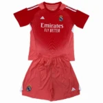 Real Madrid Niños Conjunto 2025 2026 Portero Rojo - Real Madrid Niños Barata | 7camisetas