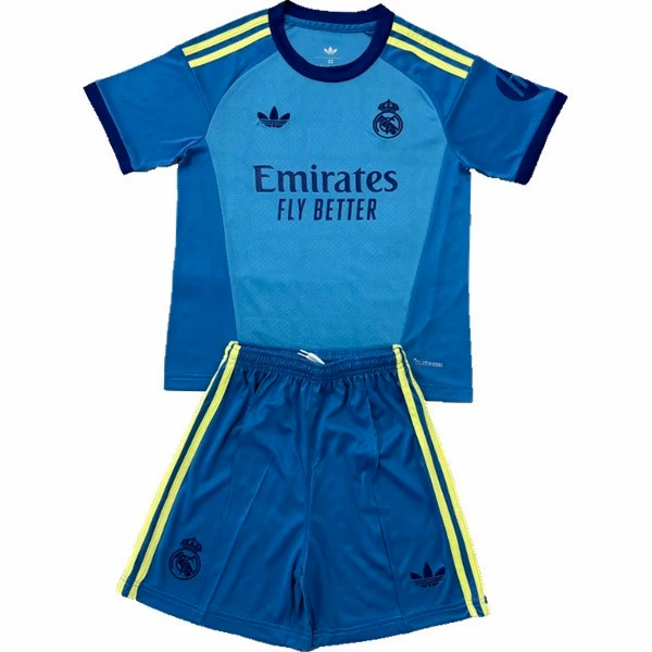 Real Madrid Niños Conjunto 2026 2027 Portero Azul - Real Madrid Niños Barata | 7camisetas