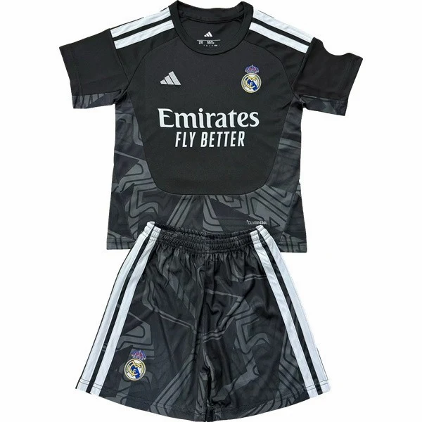 Real Madrid Niños Conjunto 2026 2027 Portero Negro - Real Madrid Niños Barata | 7camisetas