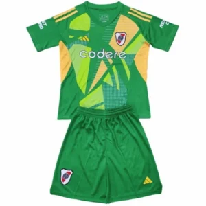 River Plate Niños Conjunto 2024 2025 Portero Verde - River Plate Niños Barata | 7camisetas