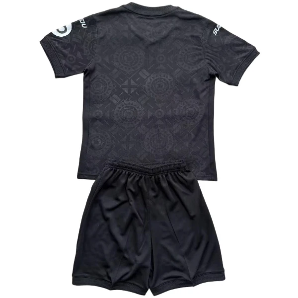 Wolves FC Niños Conjunto 2025 2026 Portero Negro - Wolves FC Niños Barata | 7camisetas