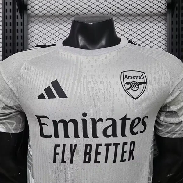 Arsenal Camiseta Edición Jugadores 2026 2027 Portero Gris - Camiseta Arsenal | 7camisetas