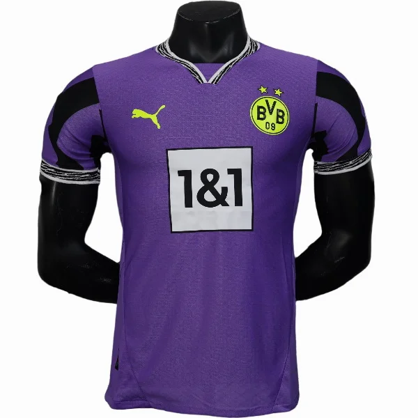 Portero Jugadores Camiseta Borussia Dortmund 2025 2026 Purpura Borussia Dortmund Camiseta Edición Jugadores 2025 2026 Portero Púrpura - Camiseta Bundesliga Borussia Dortmund | 7camisetas