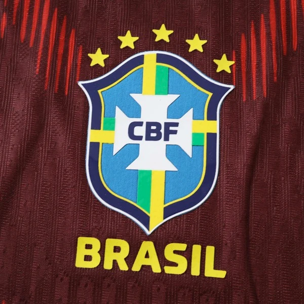 Brasil Camiseta Edición Jugadores 2026 Portero Roja - Camiseta Brasil | 7camisetas