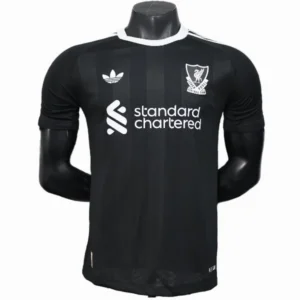 Liverpool Camiseta Edición Jugadores 2025 2026 Portero Negra - Camiseta Liverpool | 7camisetas