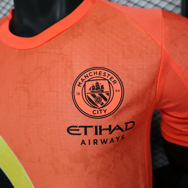 Manchester City Camiseta Edición Jugadores 2025 2026 Portero Naranja - Camiseta Manchester City | 7camisetas