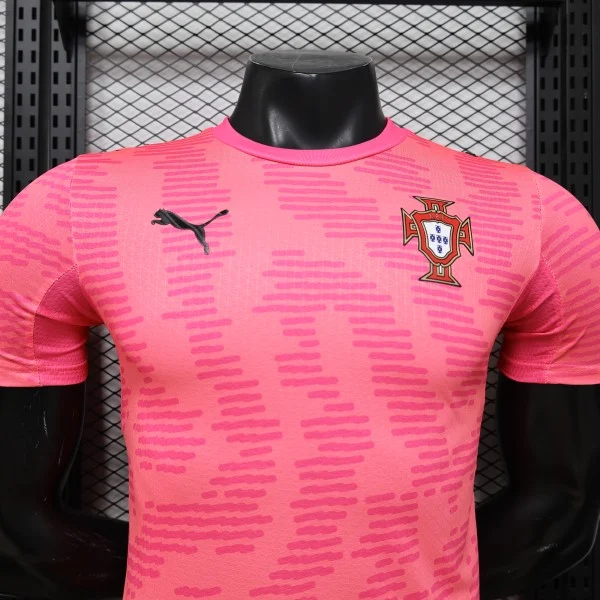 Portugal Camiseta Edición Jugadores 2026 Portero Rosa - Camiseta Portugal | 7camisetas