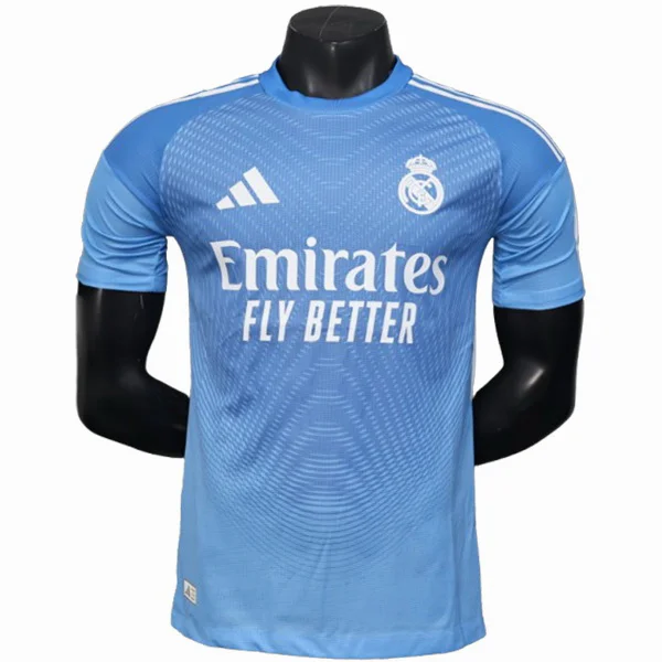 Portero Jugadores Camiseta Real Madrid 2025 2026 Azul Real Madrid Camiseta Edición Jugadores 2025 2026 Portero Azul - Camiseta Real Madrid | 7camisetas