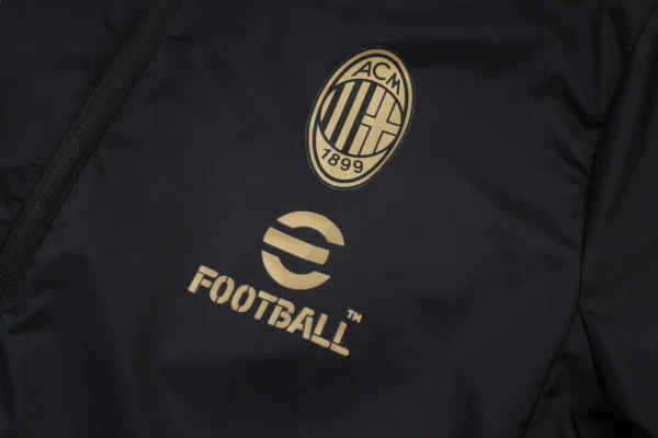 AC Milan Rompevientos 2025 2026 Negro - AC Milan Barata | 7camisetas