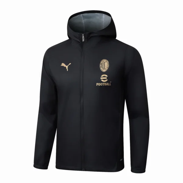 Rompevientos AC Milan 2025 2026 Negro AC Milan Rompevientos 2025 2026 Negro - AC Milan Barata | 7camisetas