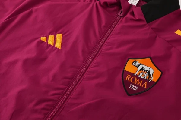 AS Roma Rompevientos 2025 2026 Rojo - AS Roma Barata | 7camisetas