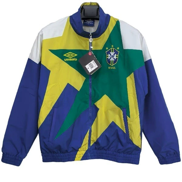 Rompevientos Brasil 2026 Azul Amarillo Verde Brasil Rompevientos 2026 Azul - Brasil Barata | 7camisetas