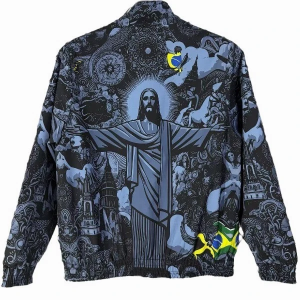 Brasil Rompevientos 2026 Gris - Brasil Barata | 7camisetas