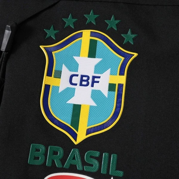 Brasil Rompevientos 2026 Negro - Brasil Barata | 7camisetas