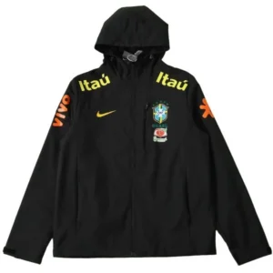 Brasil Rompevientos 2026 Negro - Brasil Barata | 7camisetas