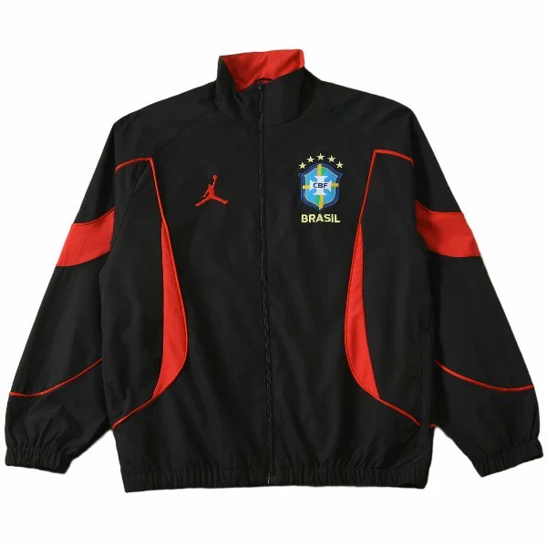 Rompevientos Brasil 2026 Rojo Negro Brasil Rompevientos 2026 Rojo - Brasil Barata | 7camisetas