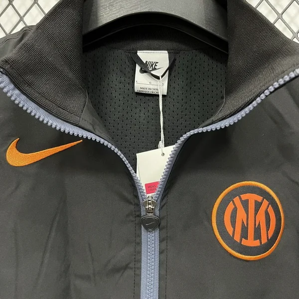 Inter Milán Rompevientos 2025 2026 Negro - Inter Milán Barata | 7camisetas