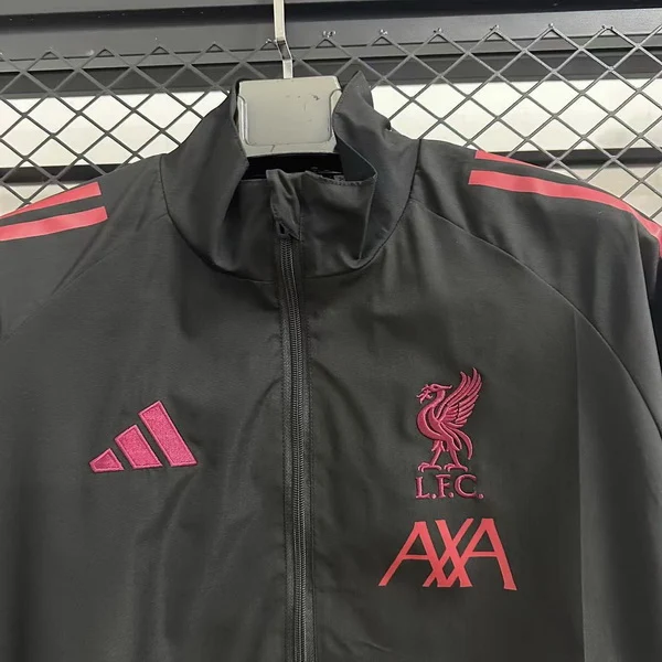 Liverpool Rompevientos 2025 2026 Negro - Liverpool Barata | 7camisetas