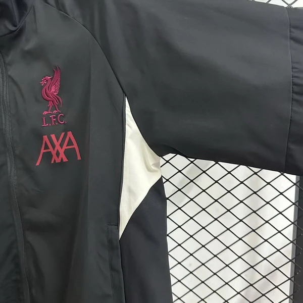 Liverpool Rompevientos 2025 2026 Negro - Liverpool Barata | 7camisetas
