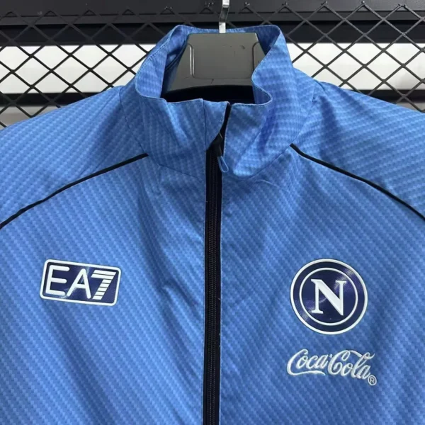 SSC Napoli Rompevientos 2025 2026 Azul - Ssc Napoli Equipacion | 7camisetas