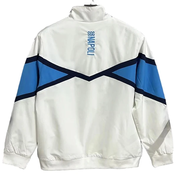 SSC Napoli Rompevientos 2025 2026 Blanco - Ssc Napoli Equipacion | 7camisetas
