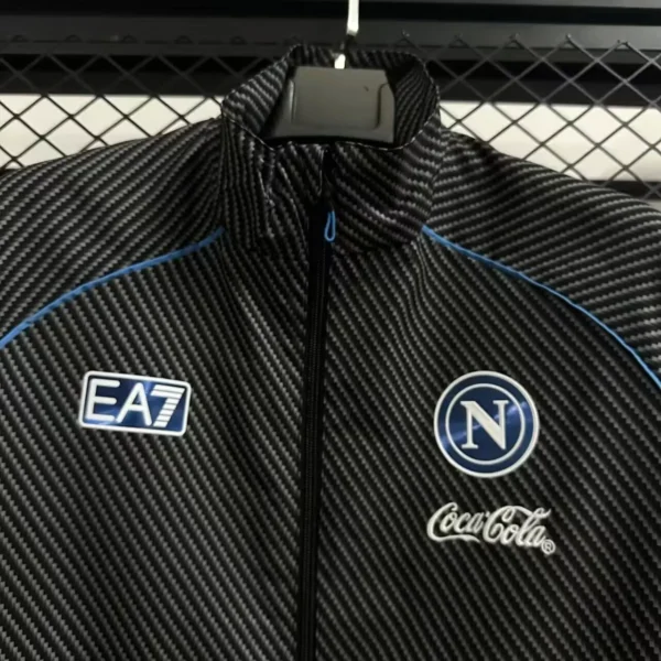 SSC Napoli Rompevientos 2025 2026 Negro - Ssc Napoli Equipacion | 7camisetas